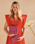 Frances / Cross Body Bag Small / Stripe / MOQ 1