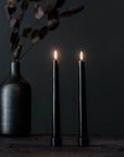 Flameless Candle / Taper Holders / Metal and Marble