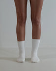 Luxe / Cashmere Wool Socks / Milk