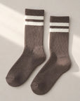 Classic Cotton Twin Stripe Brown