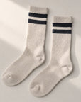 Classic Cotton Twin Stripe Charcoal