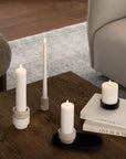 Flameless Candle / Specialty Pillars / Nordic White (MOQ 4)