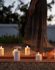 Flameless Candle / Outdoor Candles / White
