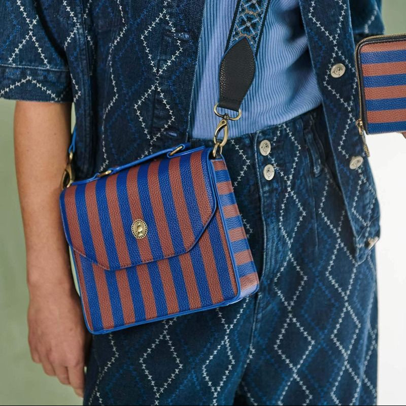 Frances / Cross Body Bag Small / Stripe / MOQ 1