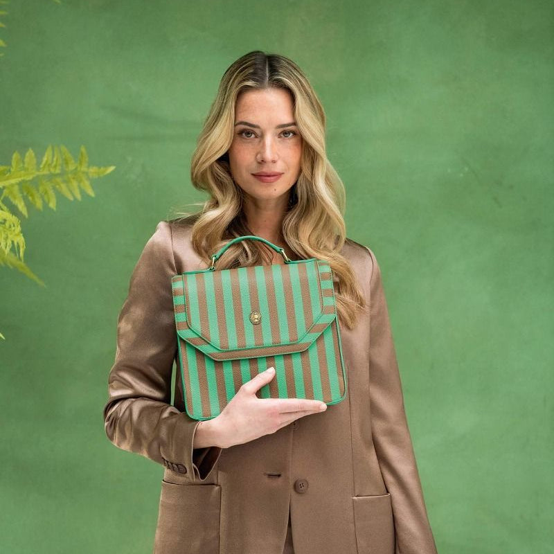 Frances / Cross Body Bag Medium / Stripe / MOQ 1