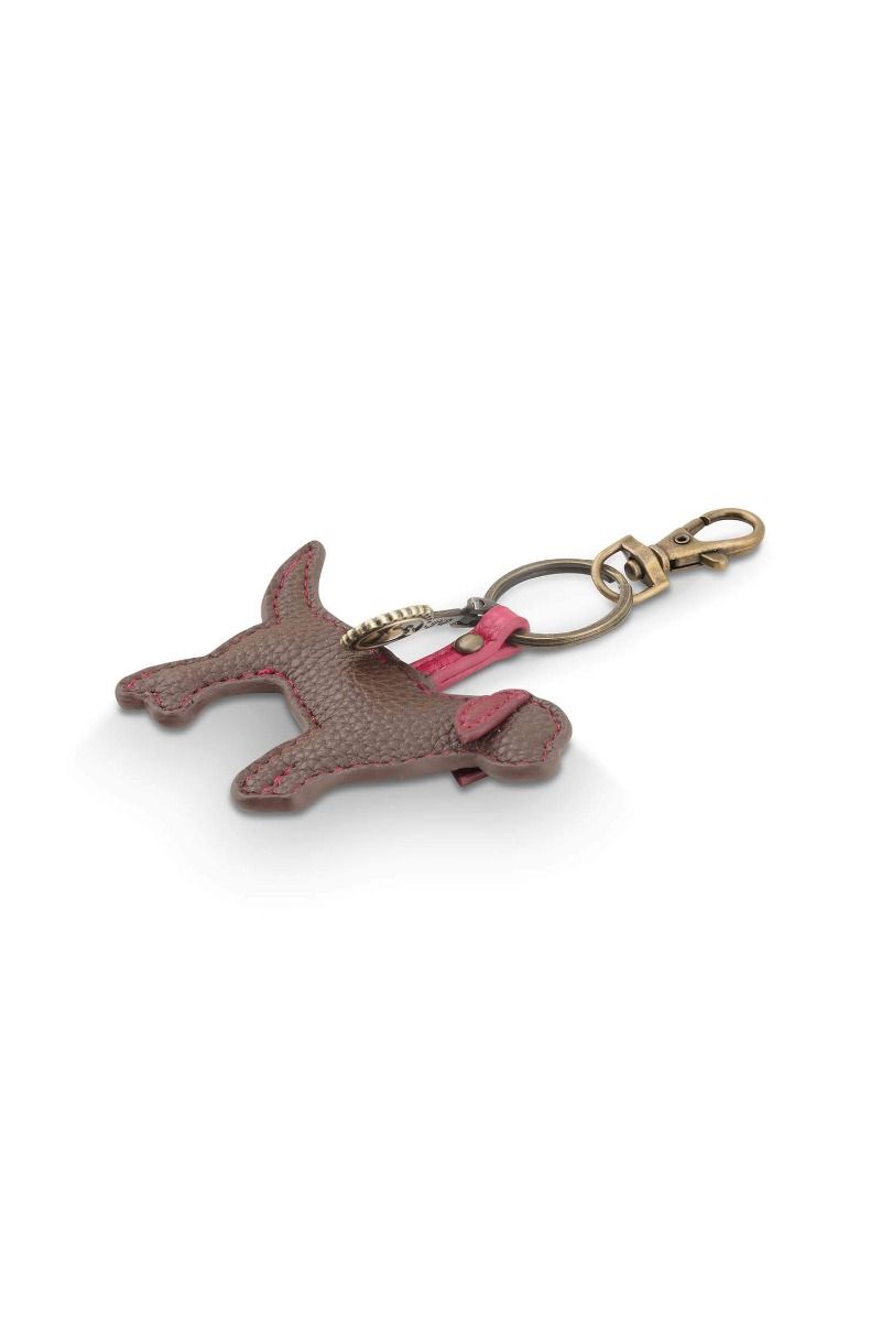 Key Charm Pucky / Brown Dog / MOQ 12