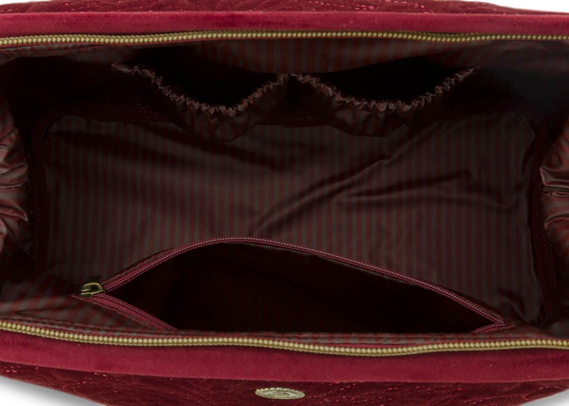 Cooper / Cosmetic Purse Extra Large / Velvet Quilted / MOQ 1