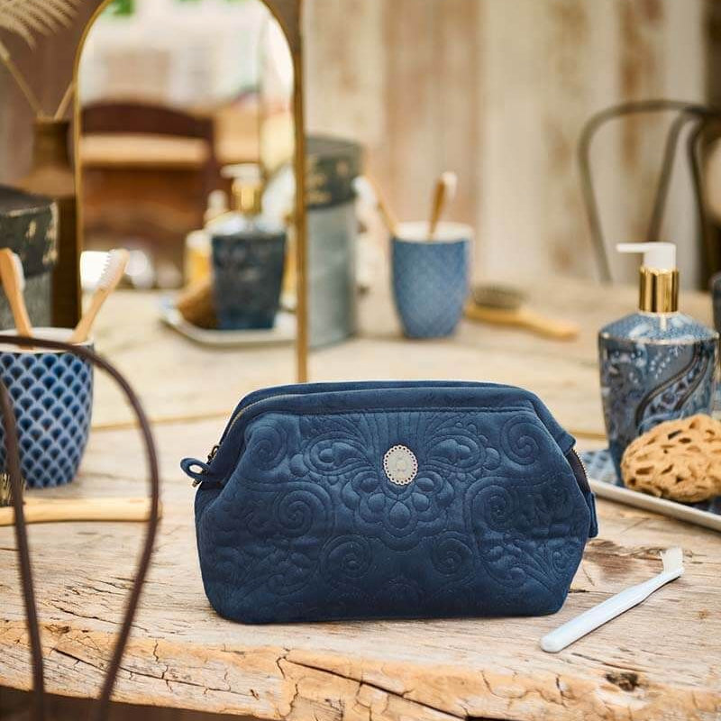 Cooper / Cosmetic Purse Small / Velvet Quilted / MOQ 1