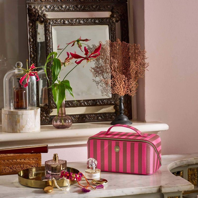 Cyrille / Cosmetic Bag Medium / Stripe/ MOQ 1