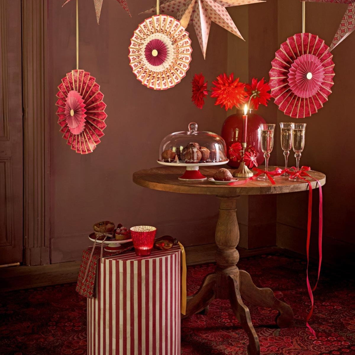 Christmas Star &amp; Rosette  / MOQ 1