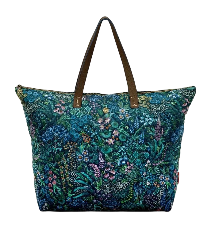 Tilda / Tote Bag / Querida Quilted Velvet / Dark Blue / MOQ 1