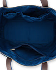 Tilda / Tote Bag / Querida Quilted Velvet / Dark Blue / MOQ 1