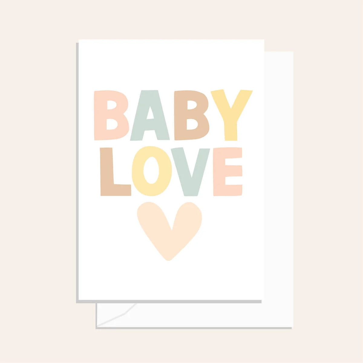 Greeting Card / Baby Love / $2.95 unit / MOQ 1 pack of 6