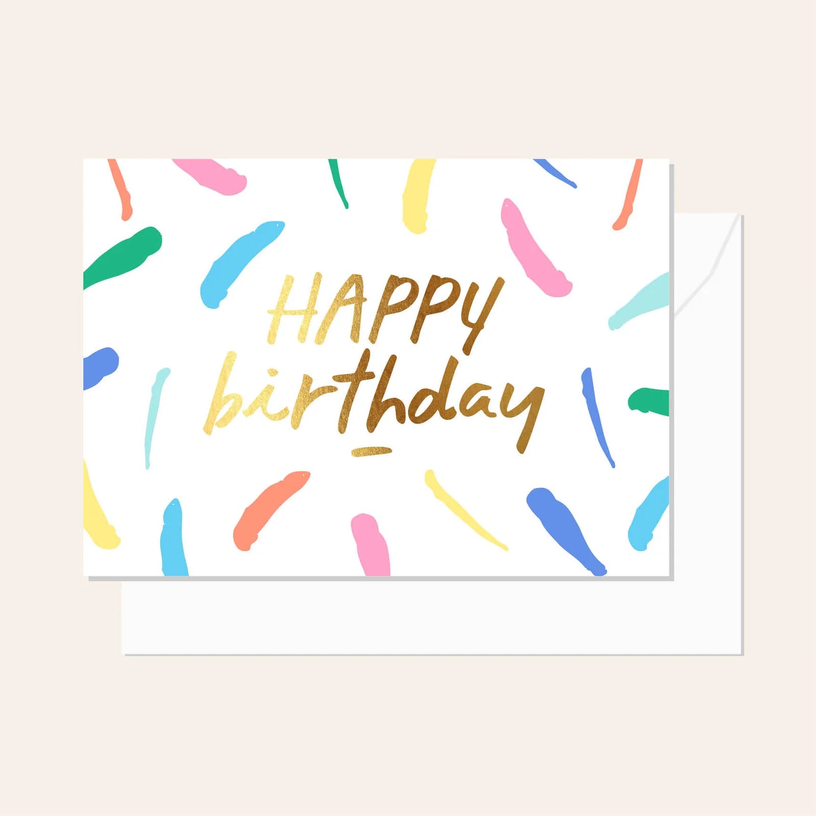 Greeting Card / Birthday Sparkle Colour / $3.15 unit / MOQ 1 pack of 6