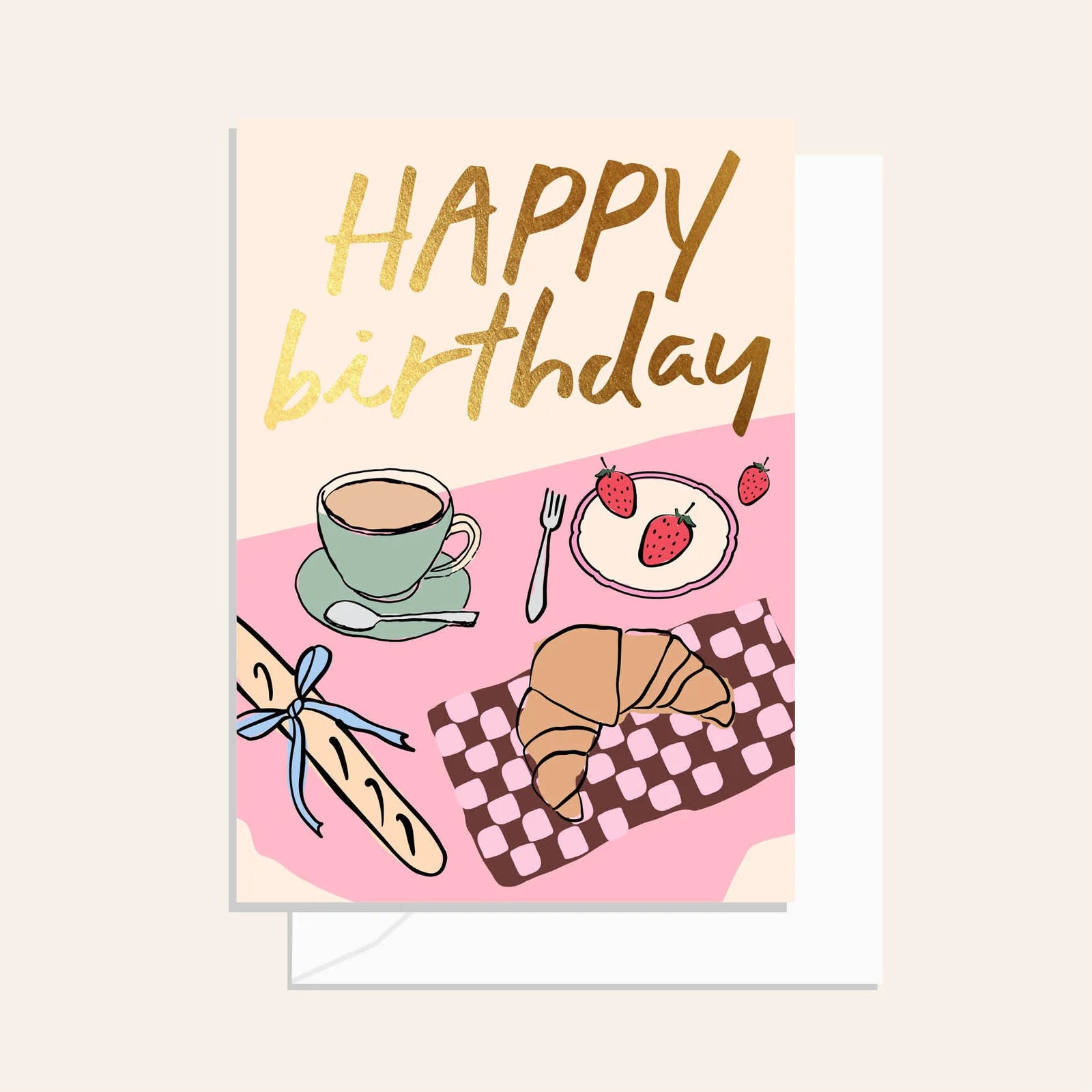 Greeting Card / Birthday Tablescape / $3.15 unit / MOQ 1 pack of 6