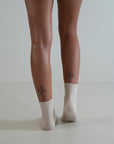 Ribbed / Cotton Socks / Natural