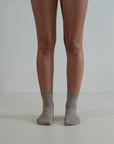 Ribbed / Cotton Socks / Taupe