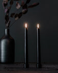 Flameless Candle / Taper Holders / Metal and Marble