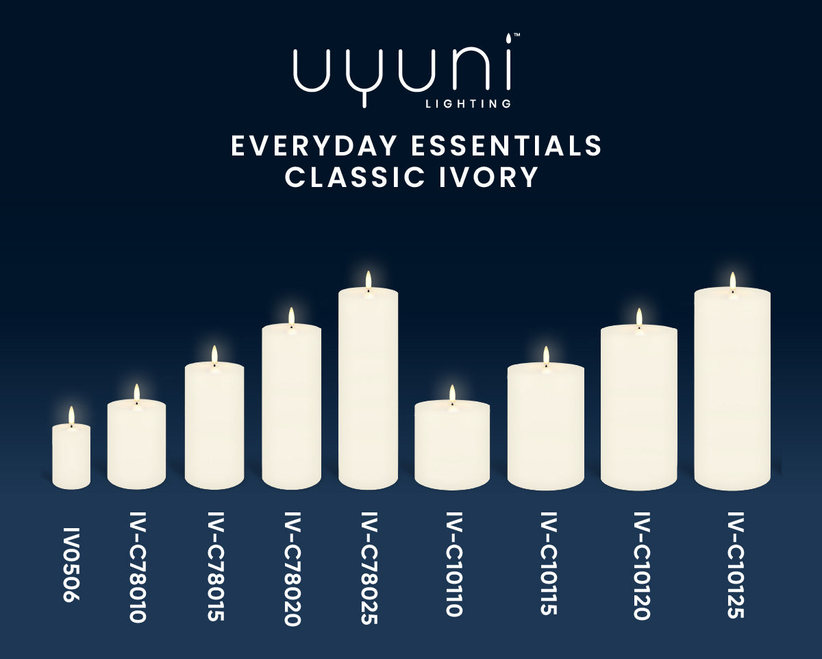 Flameless Candle / Everyday Essentials / Classic Ivory