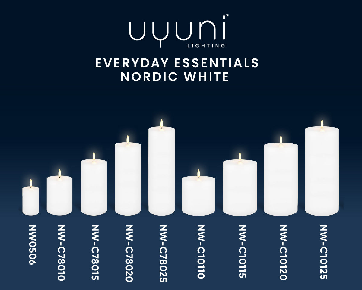 Flameless Candle / Everyday Essentials / Nordic White