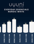 Flameless Candle / Everyday Essentials / Nordic White