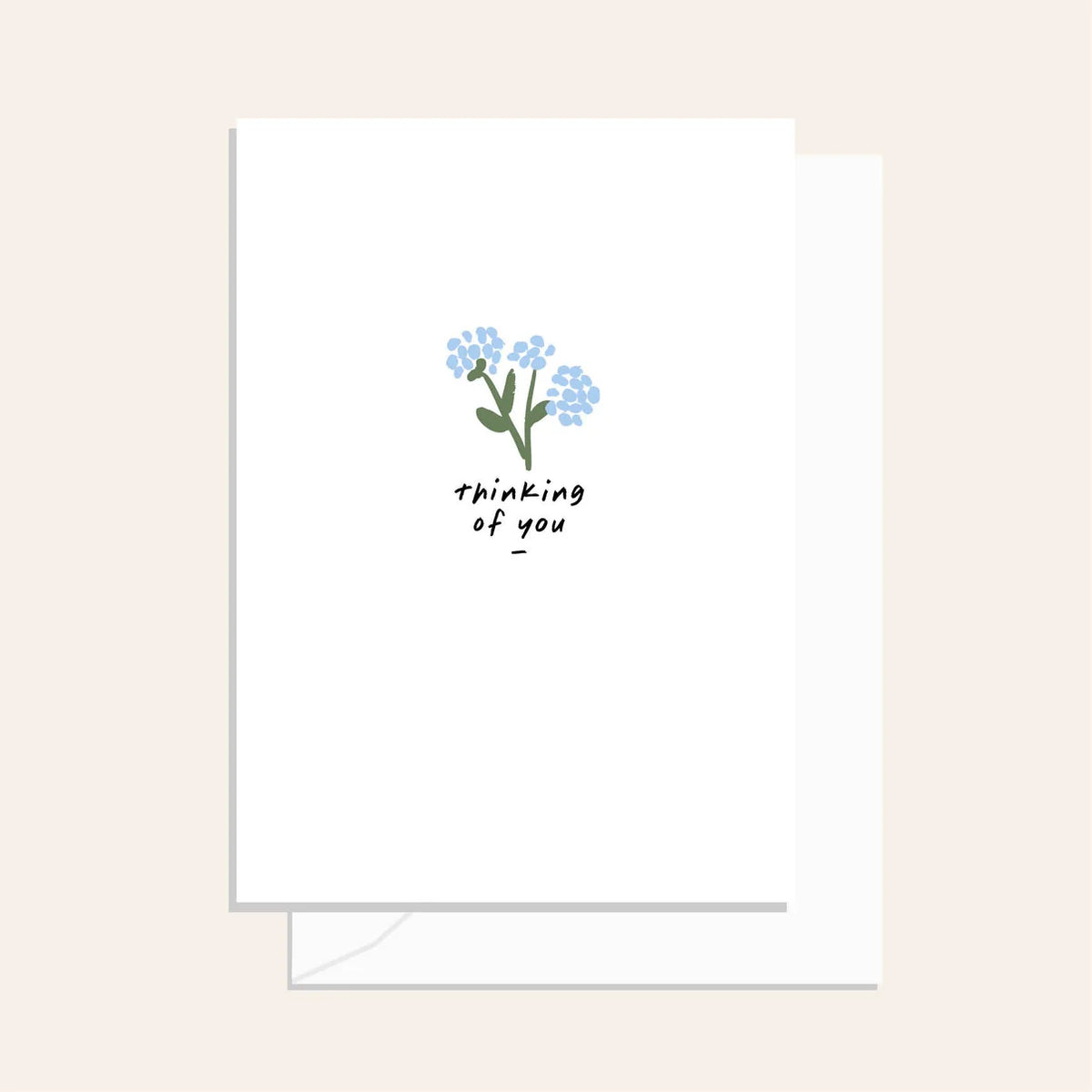 Greeting Card / Flower Thinking of You / $2.95 unit / MOQ 1 pack of 6