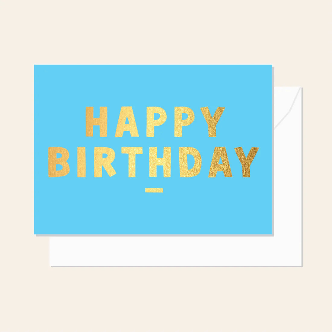 Greeting Card / Happy Birthday Blue / $3.15 unit / MOQ 1 pack of 6