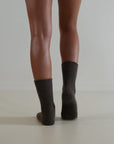 Luxe / Cashmere Wool Socks / Chocolate
