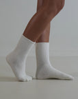 Luxe / Cashmere Wool Socks / Milk