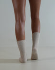 Luxe / Cashmere Wool Socks / Natural
