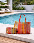 Stripes Shopper Tote