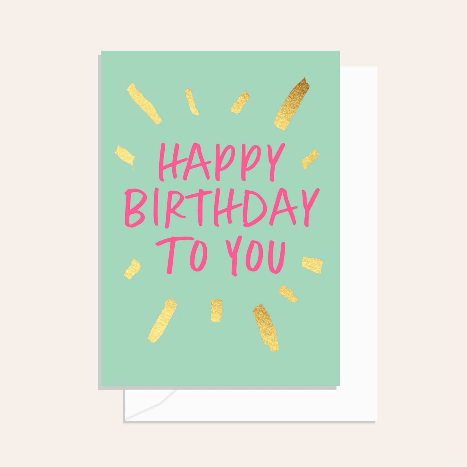 Greeting Card / Sparkler Birthday Mint / $3.15 unit / MOQ 1 pack of 6