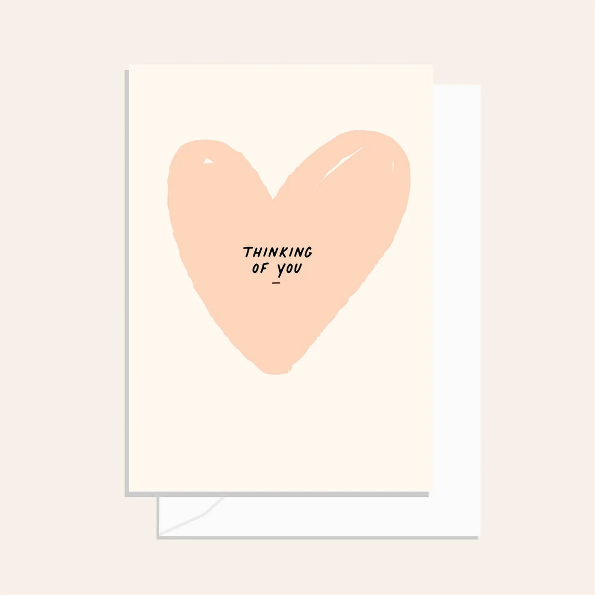 Greeting Card / Thinking of You Heart / $2.95 unit / MOQ 1 pack of 6