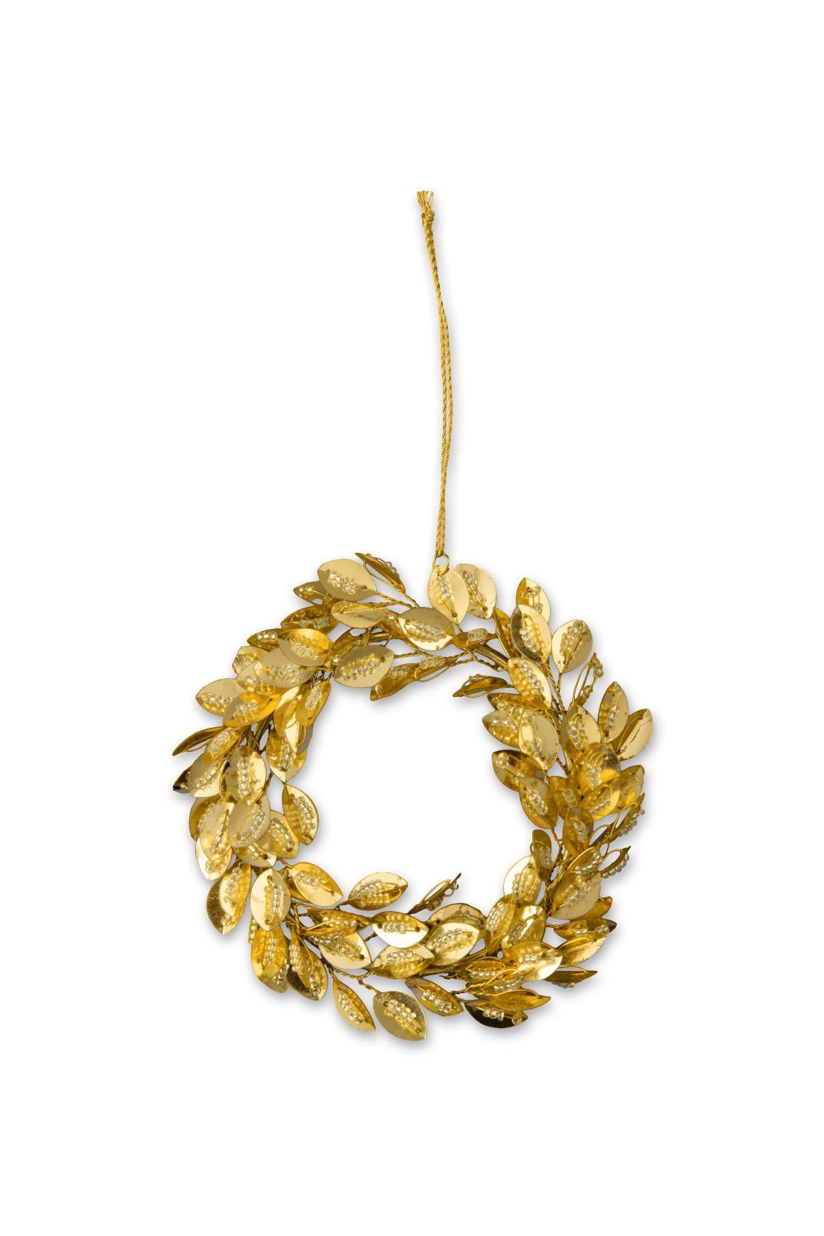 vtwonen / Christmas Wreath Ornament / Metal Gold  / MOQ 1-2