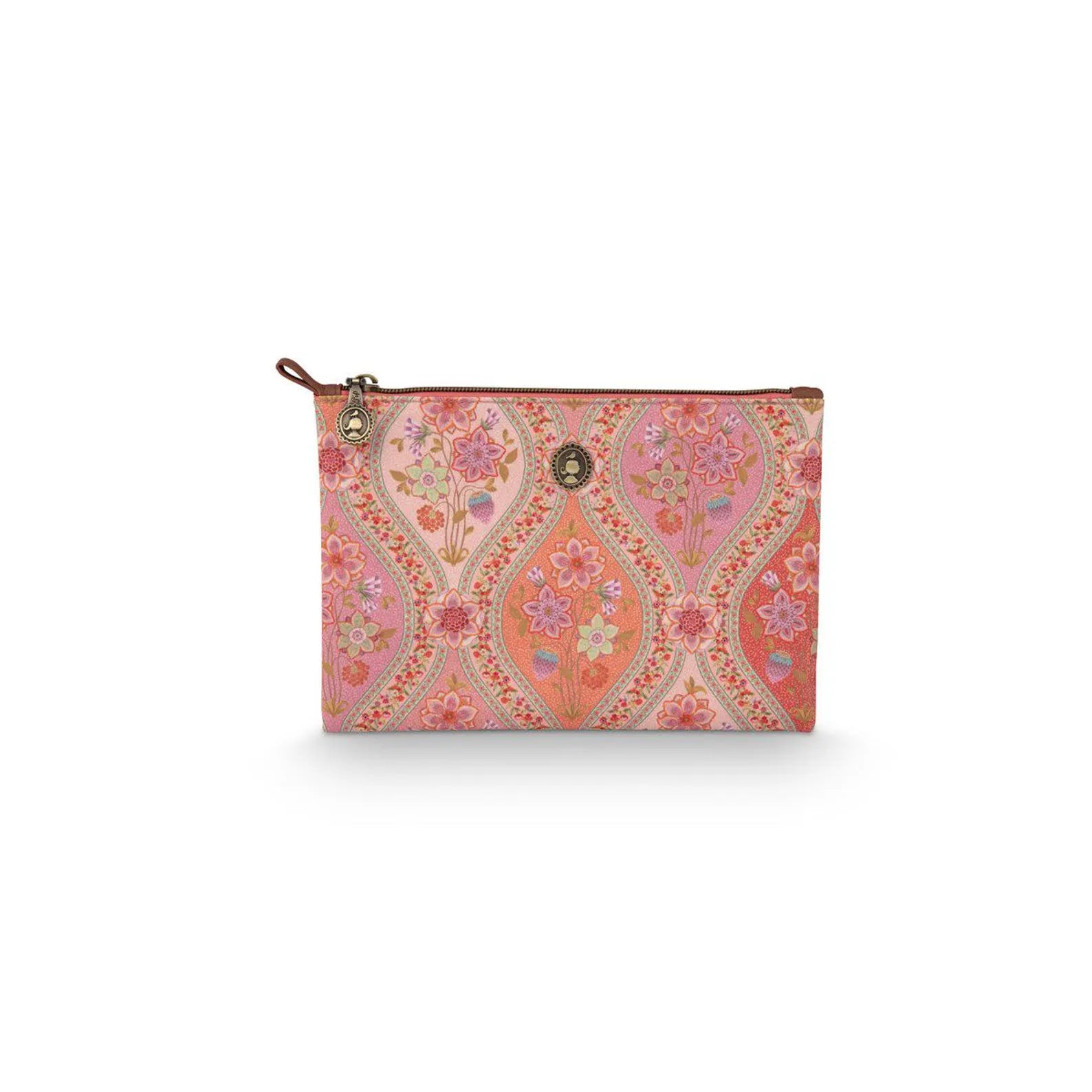Charly / Cosmetic Flat Pouch Medium / Ornamento / MOQ 1
