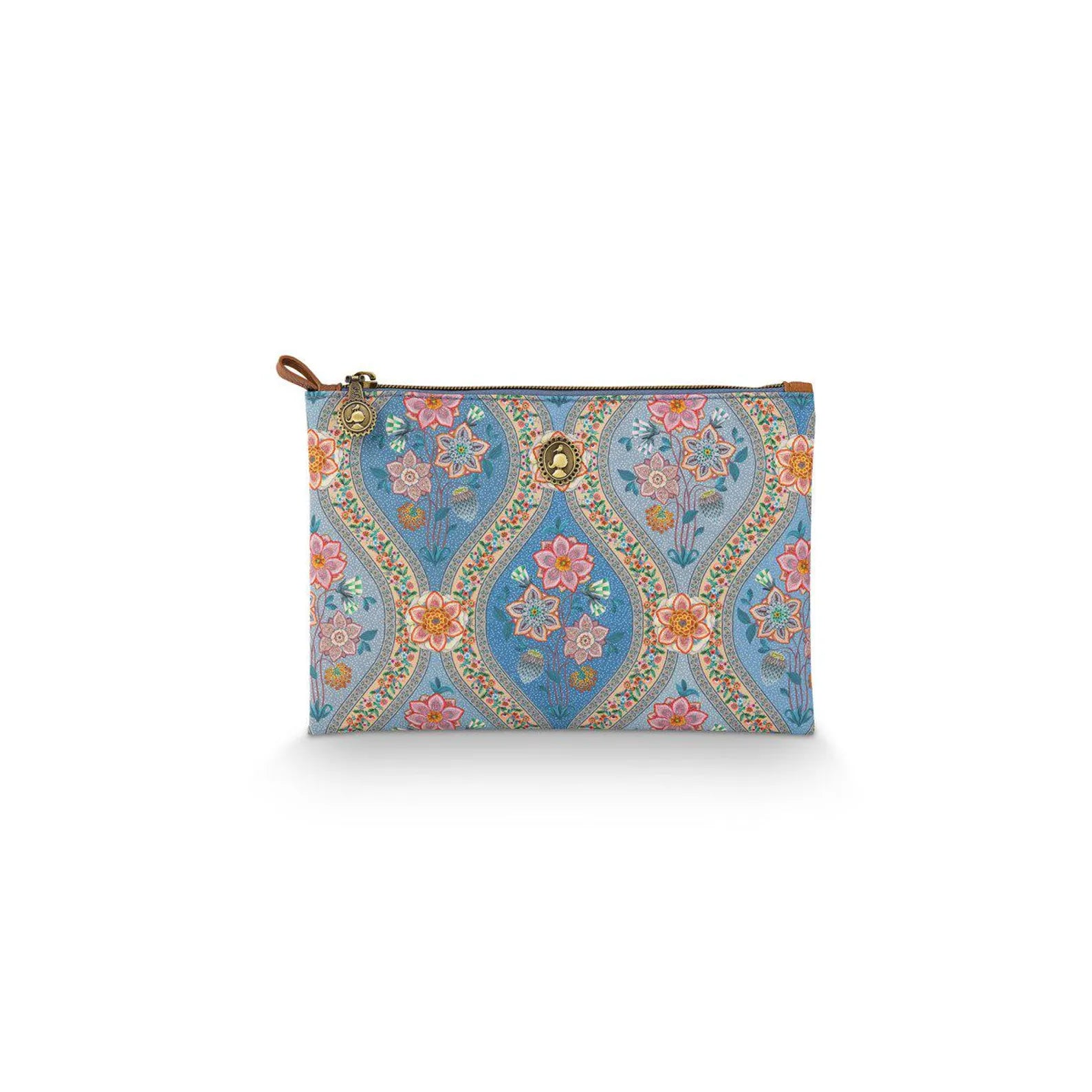Charly / Cosmetic Flat Pouch Medium / Ornamento / MOQ 1