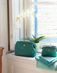 Cooper / Cosmetic Purse Extra Large / Velvet Quilted / MOQ 1