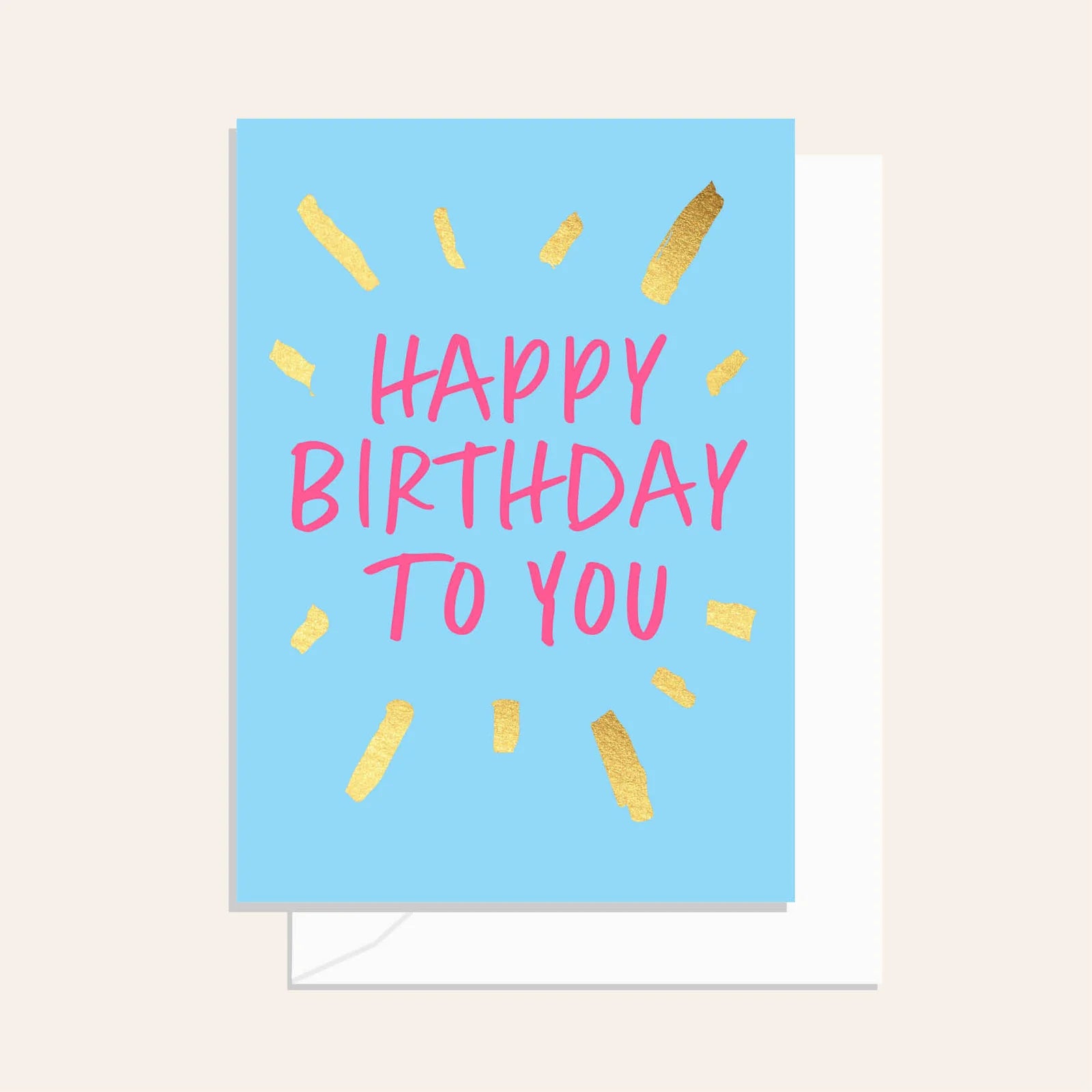 Greeting Card / Sparkler Birthday Blue / $3.15 unit / MOQ 1 pack of 6